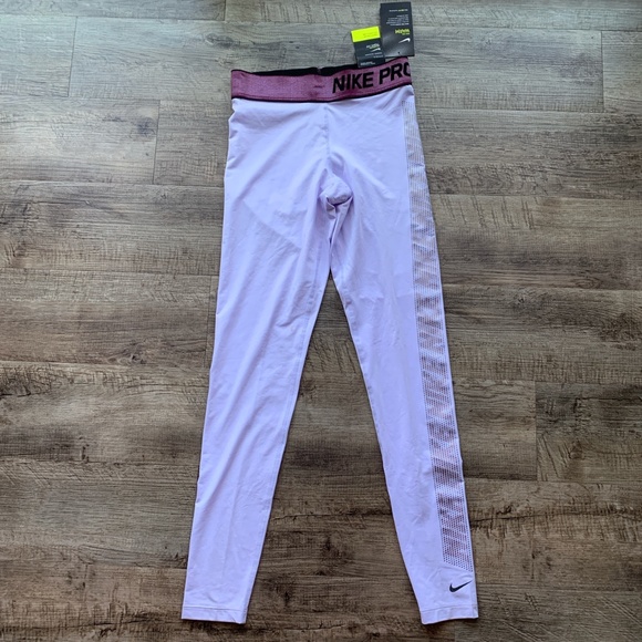 Nike Pro Womens Tight Fit Training Leggings BV3301-539 NEW Sz XS - Picture 1 of 3